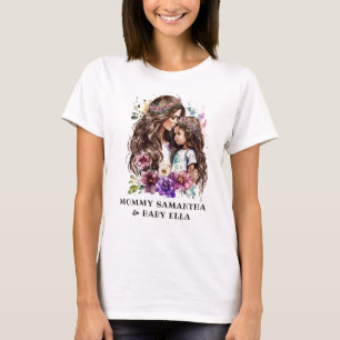 Camiseta Bono de mamá y hija Adorable (7)