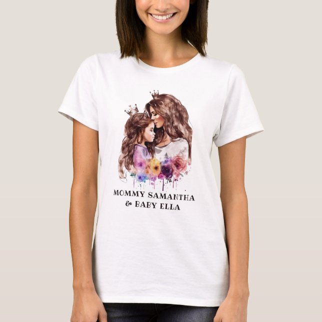 Camiseta Bono de mamá y hija Adorable (8) (Anverso)
