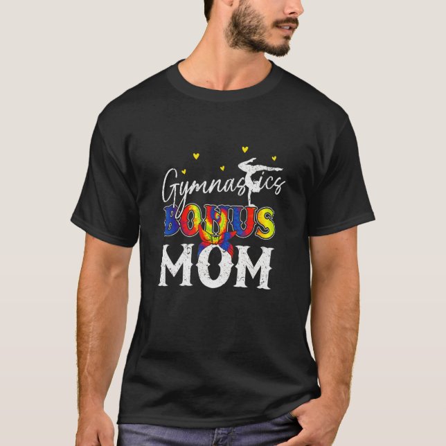 Camiseta Bono gimnástico mamá Stepmama Stepmom Gymnast 1 (Anverso)