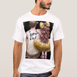 Camiseta Bono padre e hija - Tee de súper papá
