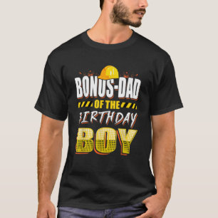 Camiseta Bono papá de la construcción de un niño cumpleaños