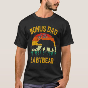 Camiseta Bono Para Hombres Papá Del Bebé Bear Funny Bon