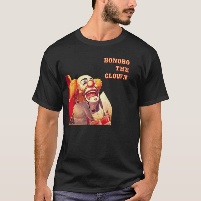 Camiseta Bonobo de risa el payaso (Anverso)