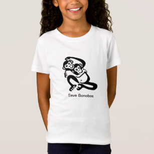 Camiseta Bonobo-T-Shirt en peligro de extinción en Guay