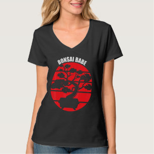 Camiseta Bonsai Babe Retro de jardinería Zen japonés