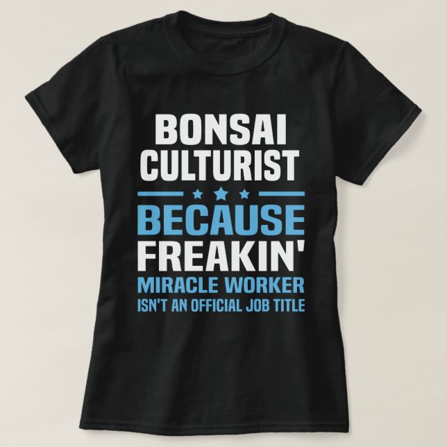 Camiseta Bonsai Culturista (Diseño del anverso)