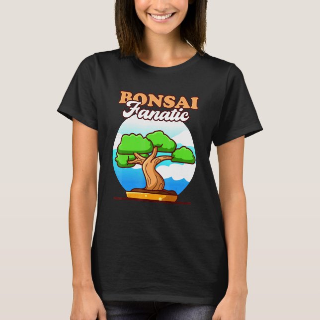 Camiseta Bonsai Fanatic Bonsai Master Cultura Japonesa (Anverso)