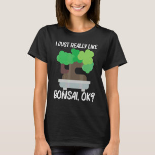 Camiseta Bonsai genial para hombres y mujeres árbol planta