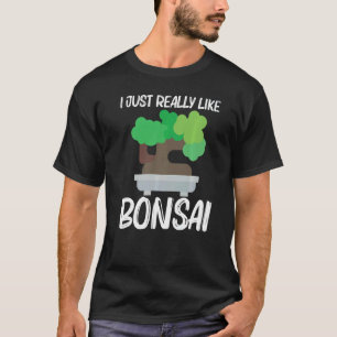 Camiseta Bonsái genial para hombres y mujeres Árbol Planta