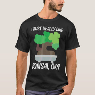 Camiseta Bonsái genial para hombres y mujeres Árbol Planta