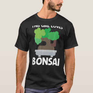 Camiseta Bonsai genial para niñas niños árbol planta jardín
