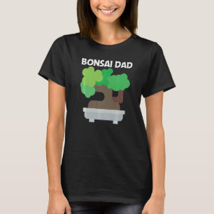 Camiseta Bonsai Genial Para Papá Padre Árbol Planta Jardín