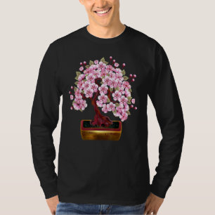 Camiseta Bonsai japonés rosa dulce japonés divertido Bonsai