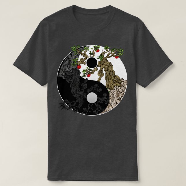 Camiseta Bonsai Tree Budista japonés Zen (Diseño del anverso)
