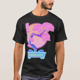 Camiseta Bonsai Tree Estética Estilo Retrowave Estilo St