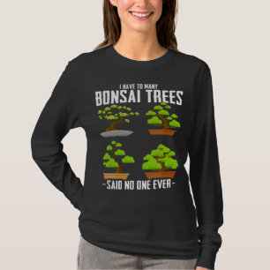 Camiseta Bonsai Tree Gardener Planta Japonesa Bonsai Fan