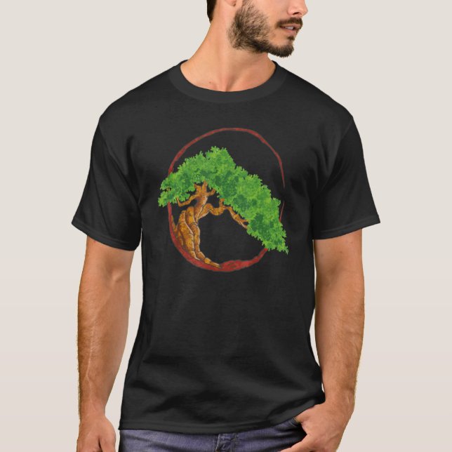 Camiseta Bonsai.Tree In Japanese Zen Buddhist (Anverso)