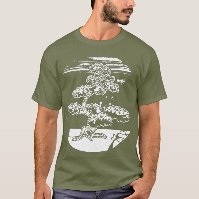 Camiseta Bonsai Tree japonés Zen Master Gift (4) (Anverso)