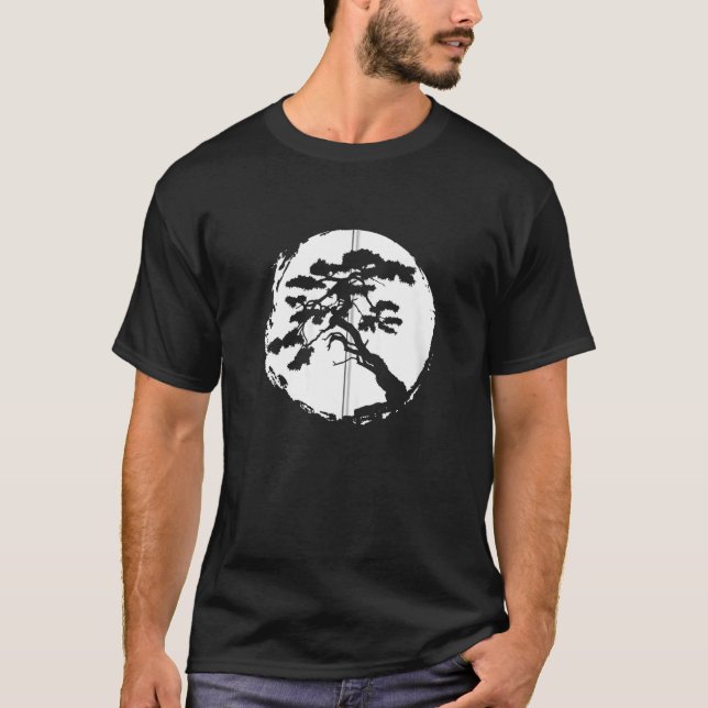 Camiseta Bonsai Tree japonés Zen Master Zip (Anverso)