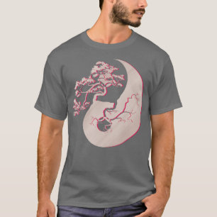 Camiseta Bonsai Tree Tradición japonesa Yin Yang Zen Yoga