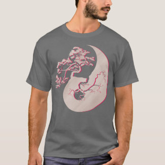 Camiseta Bonsai Tree Tradición japonesa Yin Yang Zen Yoga