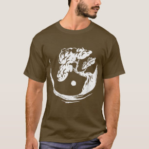 Camiseta Bonsai Tree Yin Yang Japan Buddha Yoga Meditation1