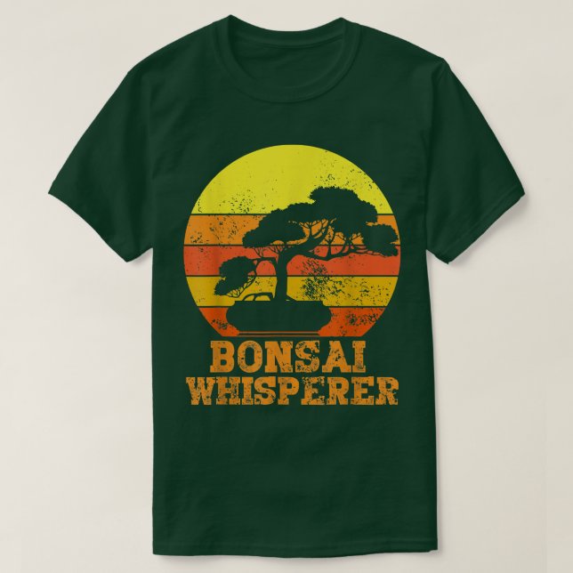 Camiseta Bonsai Whisperer Gracioso árbol japonés Bonsai (Diseño del anverso)