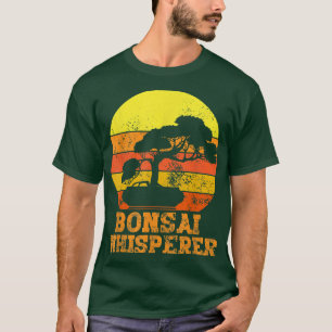 Camiseta Bonsai Whisperer Gracioso árbol japonés Bonsai