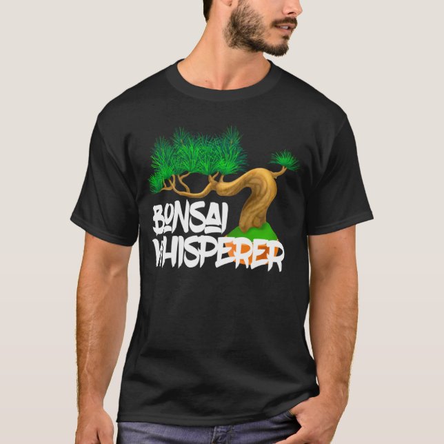 Camiseta Bonsai Whisperer Hobby Gardener Asian Tree Bonsai (Anverso)