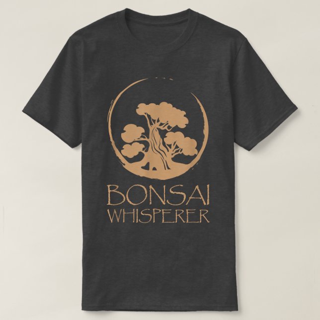 Camiseta Bonsai Whisperer Meditación Yoga Jardín Árbol Japó (Diseño del anverso)