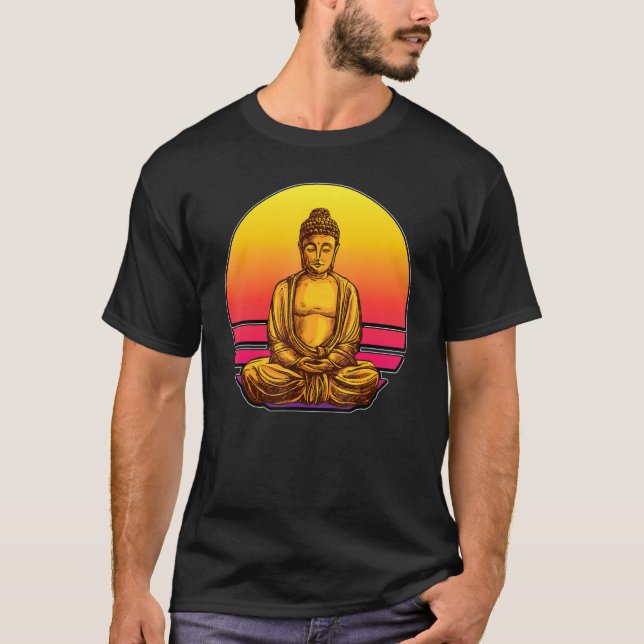 Camiseta Bonsai.Zen Budda I.Let Go Meditation Yin Yang (Anverso)