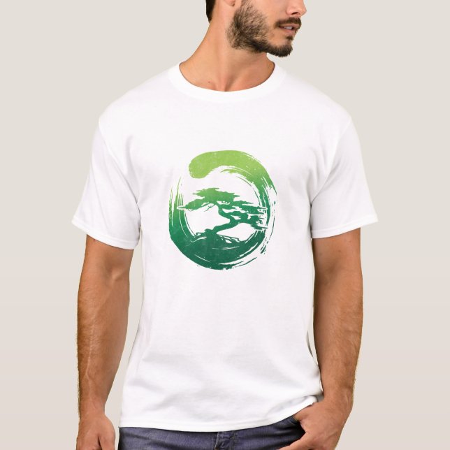 Camiseta Bonsais en enso (Anverso)