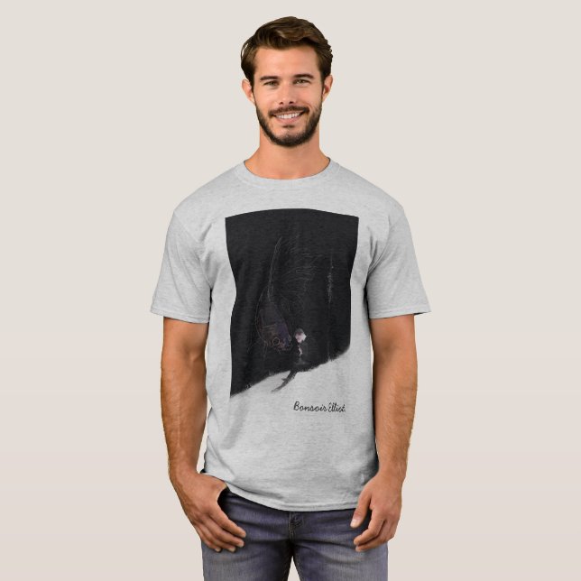 Camiseta Bonsoir Elliot. Ilustraciones #2 (Anverso completo)