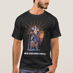 Camiseta BONUM CERTAMEN CERTAVI Caballeros Templarios Motto