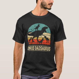 Camiseta Bonus Dad Dinosaur T Rex Bonus Dadsaurus 4 Kids Fa