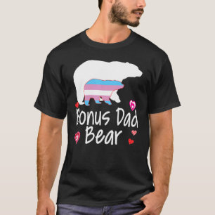 Camiseta Bonus Dad Lgbt Oso Transgénero Rainbow Lgbt Gay L