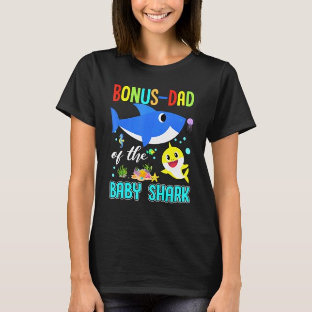 Camiseta Bonus-Dad Of The Baby Shark (Anverso)