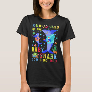 Camiseta Bonus Dad Of The Baby Shark Birthday Bonus Dad Sha