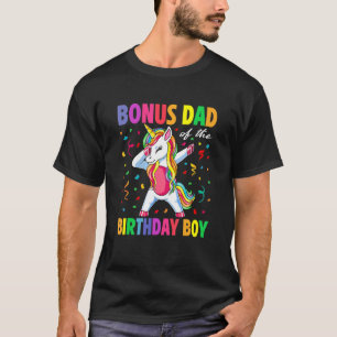 Camiseta Bonus Dad of the Birthday Party Boy Dabbing Unicor