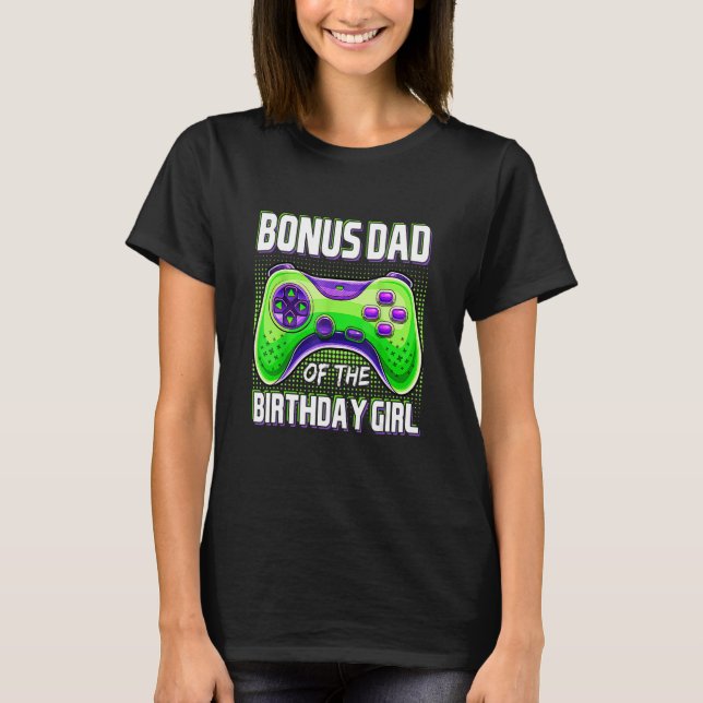 Camiseta Bonus Dad of the Birthday Party Boy Matching Famil (Anverso)