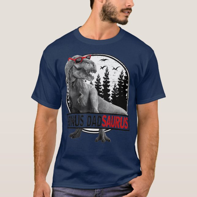 Camiseta Bonus Dadsaurus T Rex Dinosaur Daddy Saurus Day (Anverso)