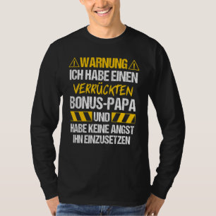 Camiseta Bonus Papa Bonus Padre Stepdad Hija diciendo