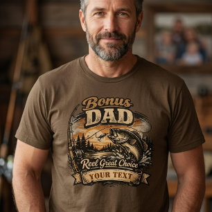 Camiseta Bonus Papá Carrete Gran Elección Pesca Día del Pad