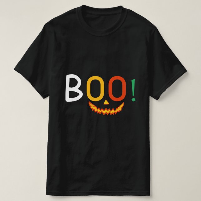 CAMISETA ¡BOO! (Diseño del anverso)