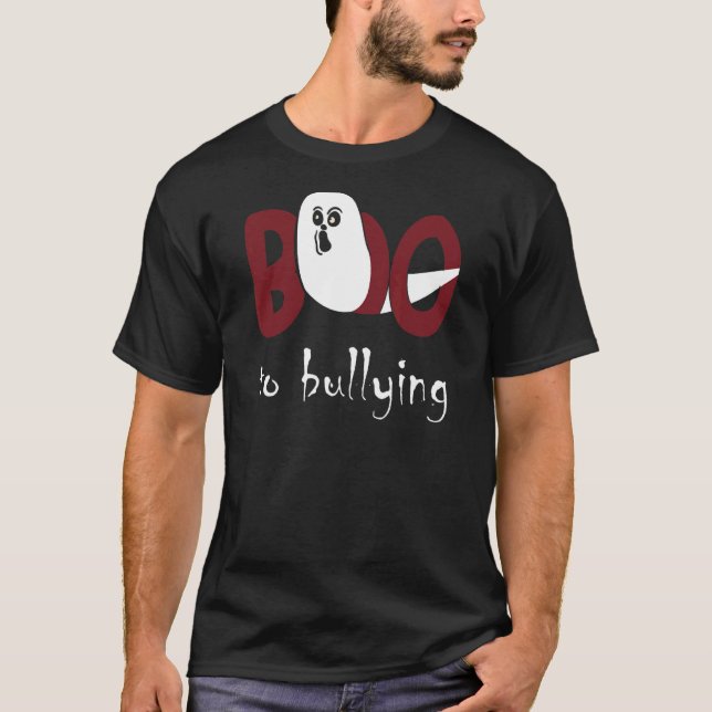 Camiseta Boo A La Naranja De Calabaza Fantasma Anti Bulting (Anverso)