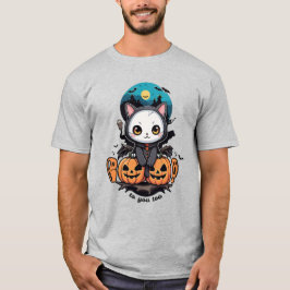 Camiseta Boo a ti también | Alas y calabaza de gatos