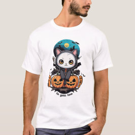 Camiseta Boo a ti también | Alas y calabaza de gatos