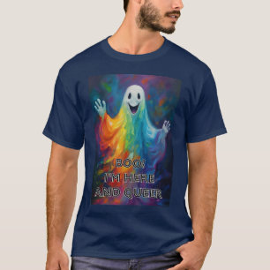 Camiseta ¡Boo! Aquí y Queer