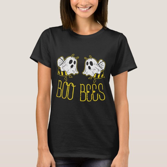 Camiseta Boo Bees Funny Couples Halloween Costume For Adult (Anverso)