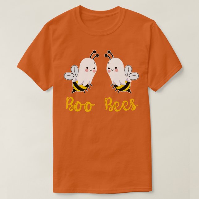 Camiseta Boo Bees Graciosa Costume De Halloween 1 (Diseño del anverso)